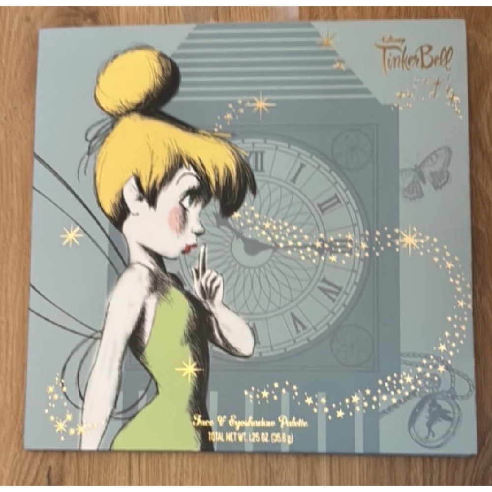 Disney Tinker Bell Face and Eyeshadow Palette 22 Shades New Blush Highlighter